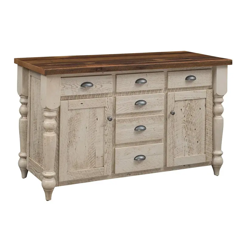 Urban Amish Reclaimed Wood Farmhouse Server Cabinet 1