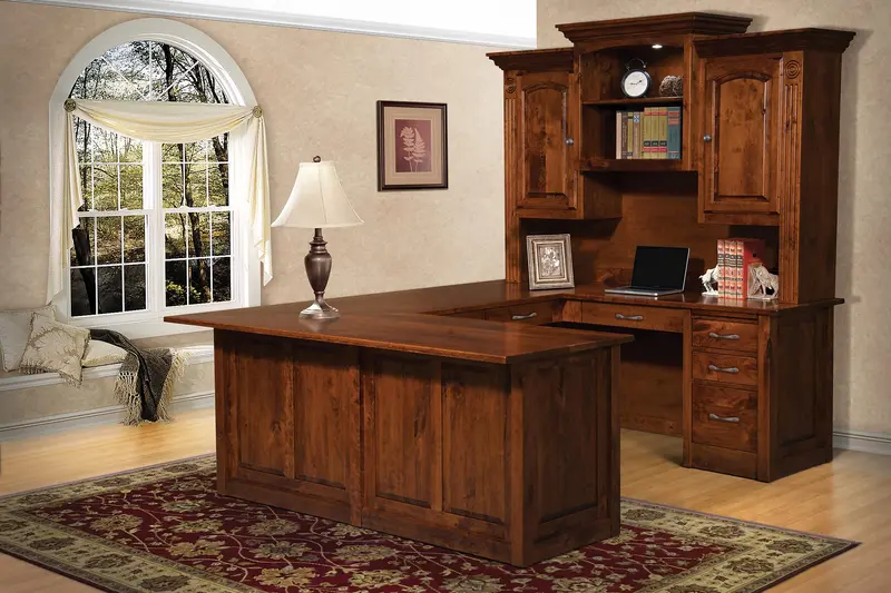 Victorian-Style Amish Office Furniture Collection 1