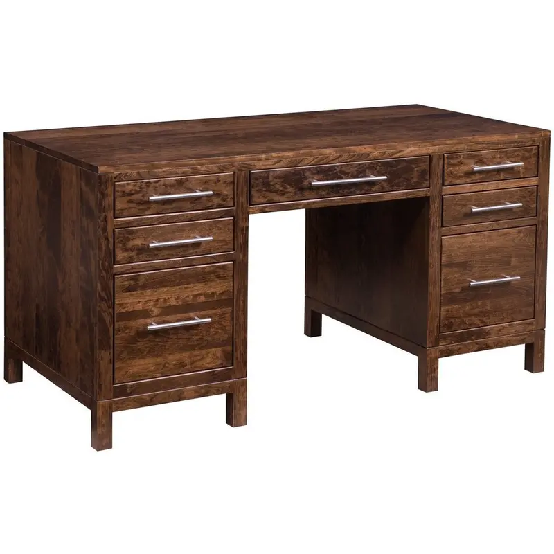 Vienna Handcrafted Executive Desk – Amish Solid Wood 1