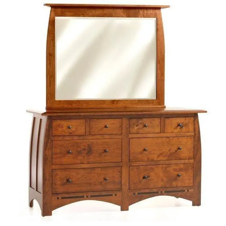 Vineyard Low Dresser With Matching Mirror – Amish Made 1