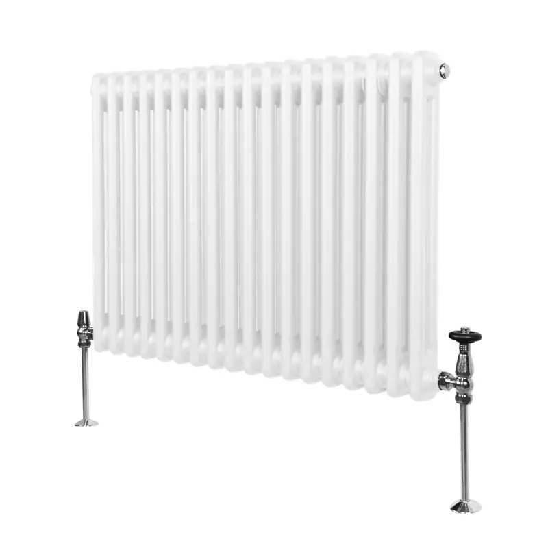 White Traditional 2-Column Radiator – 600Mm H X 832Mm W 1