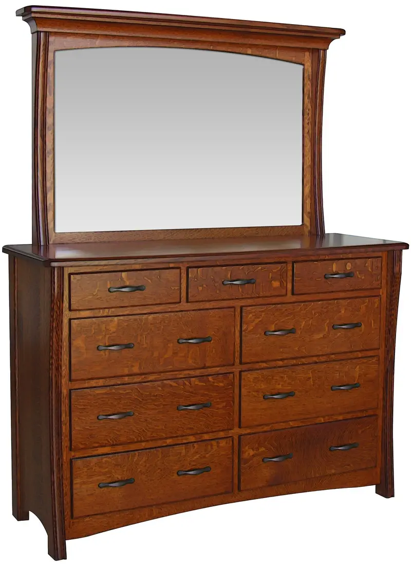 Williamson Amish 6-Drawer Dresser In Premium Hardwood 1
