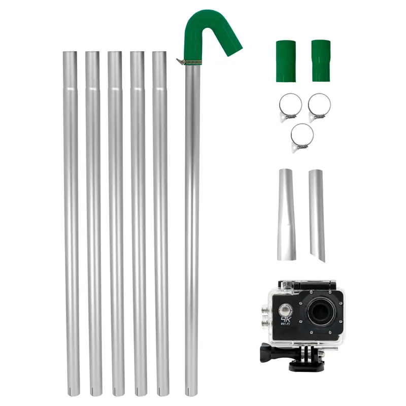 Wireless Gutter Inspection Camera With Extendable Pole Kit 1