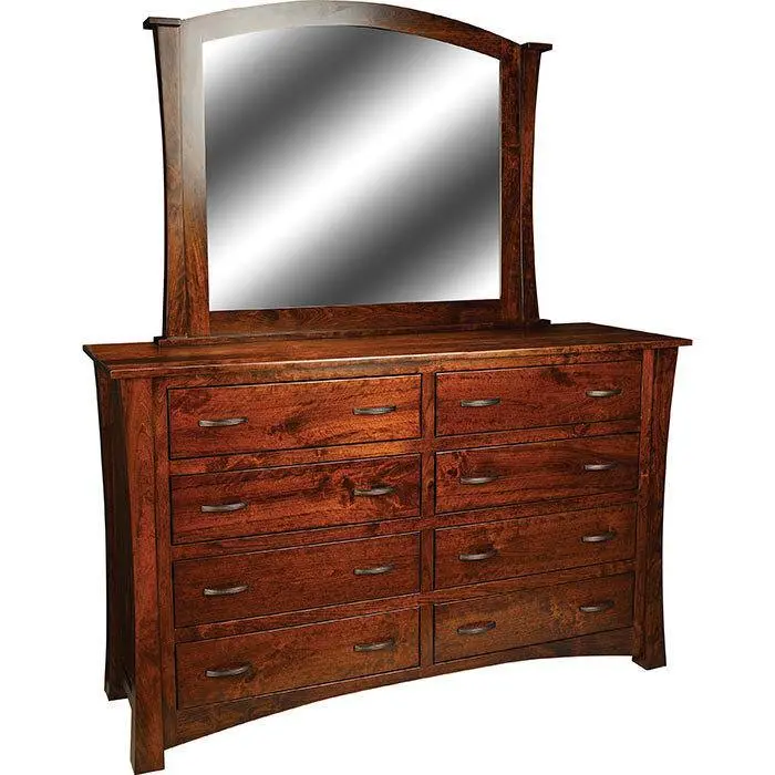 Woodbury Amish Master Bedroom Dresser – Optional Matching Mirror Available 1