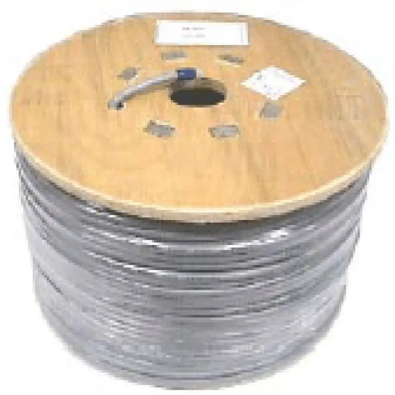 Workman Rg8X Coaxial Cable – 500-Foot Grey Bulk Spool With High-Copper Shielding 1