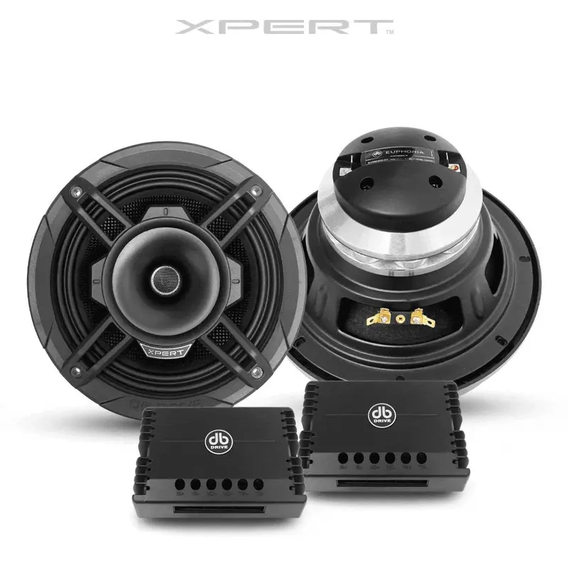 Xpert Euphoria Ex8Sncd-Cf 8-Inch Carbon Fiber Coaxial Speaker With Backloaded Compression Driver 1