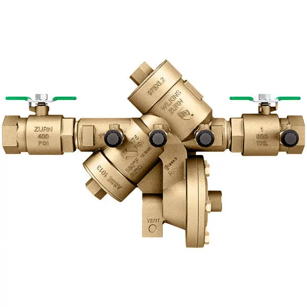 Zurn 1-Inch Low-Lead Rpz Backflow Preventer (Model 1-975Xl2) 1