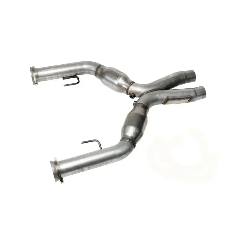 Bbk 1637 Short Mid-X Pipe With High-Flow Cats For 2005–2010 Mustang Gt 1
