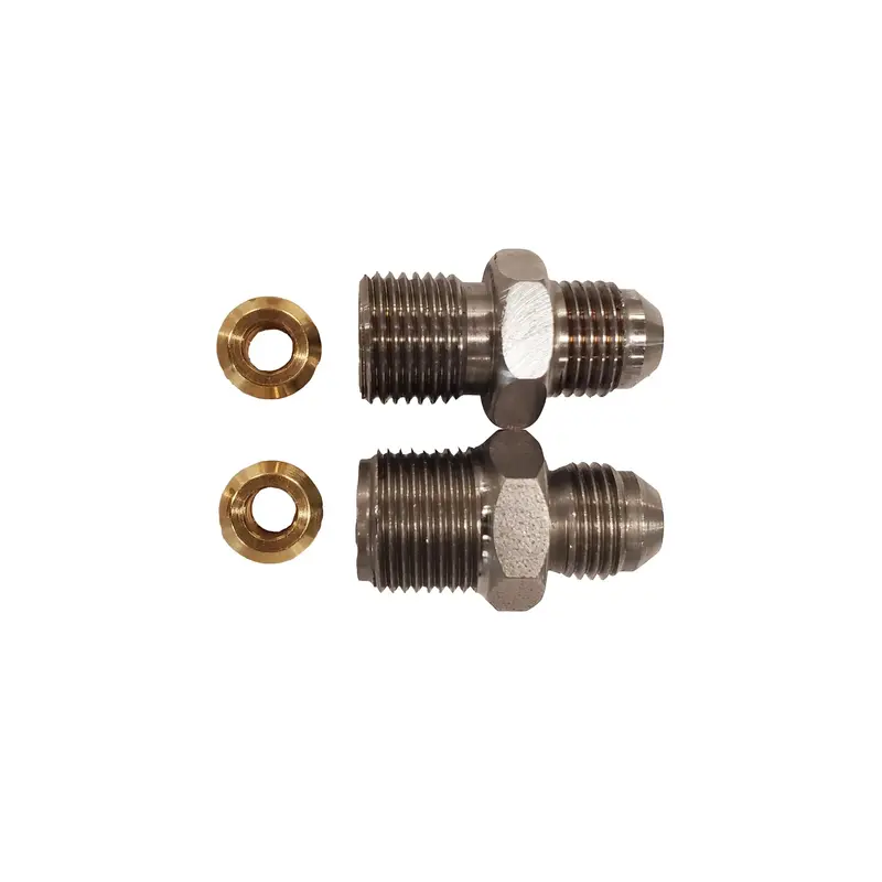 Borgeson 925128 Gm Steering Box Adapter For O-Ring And Flare Power Steering Boxes To -6An Fitting 1