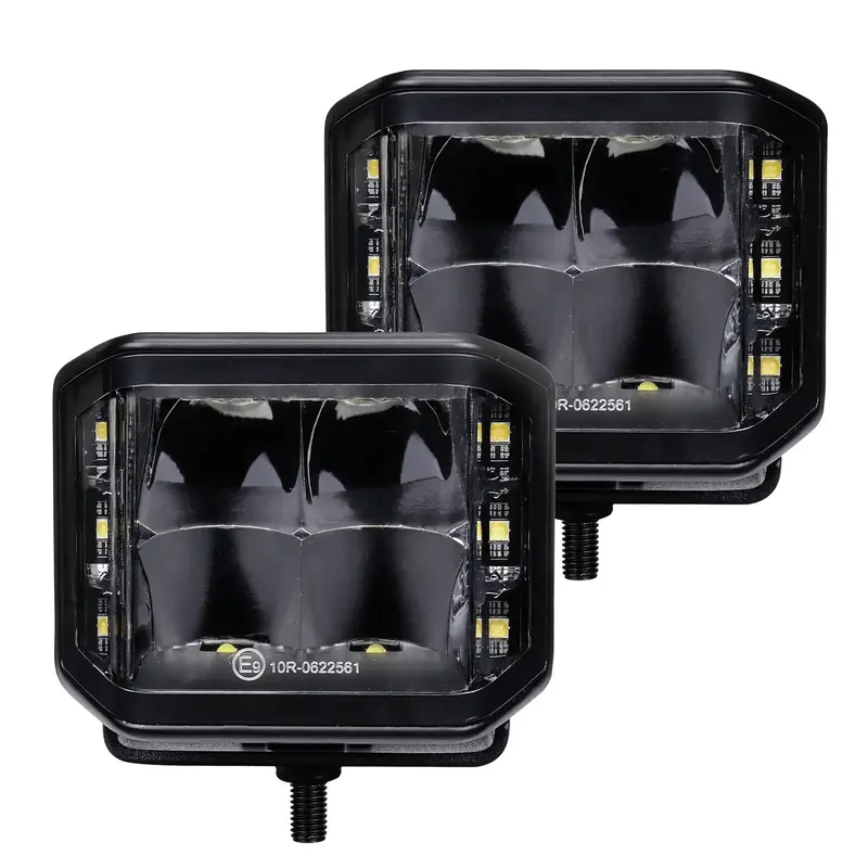 Go Rhino 750700321Scs Led Light Bar – Adjustable Spot Or Flood Optics, 5700K Pure White Output 1