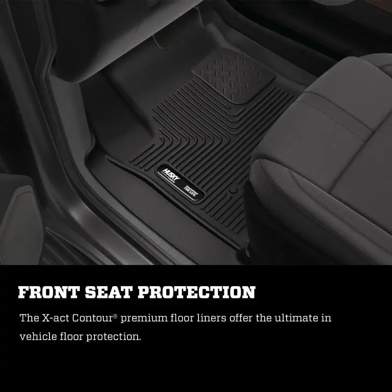 Husky Liners X-Act Contour Second-Row Floor Liner – Model 53221 For Chevrolet Silverado 1