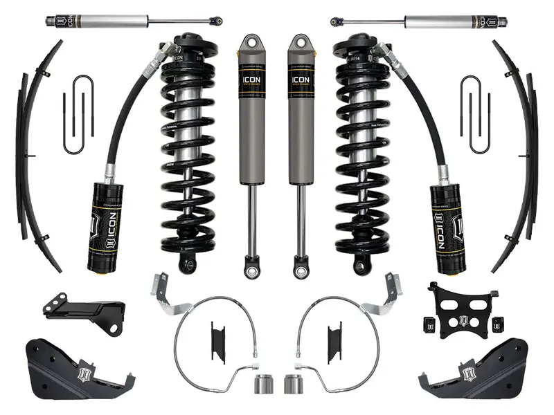 Icon Vehicle Dynamics K63173L Stage 3 Coilover Conversion System For 2023 Ford F-250/F-350 (4–5.5") 1