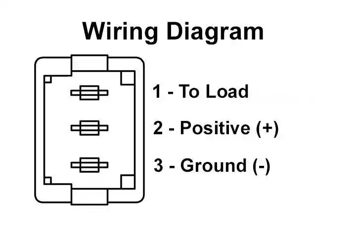 Ill 12V Red/White Toggle Switch – On/Off Control Module 1