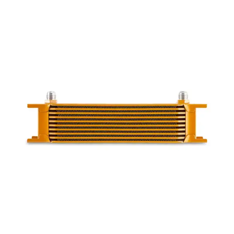 Mishimoto Universal -8An 10-Core Oil Cooler – Gold Finish 1