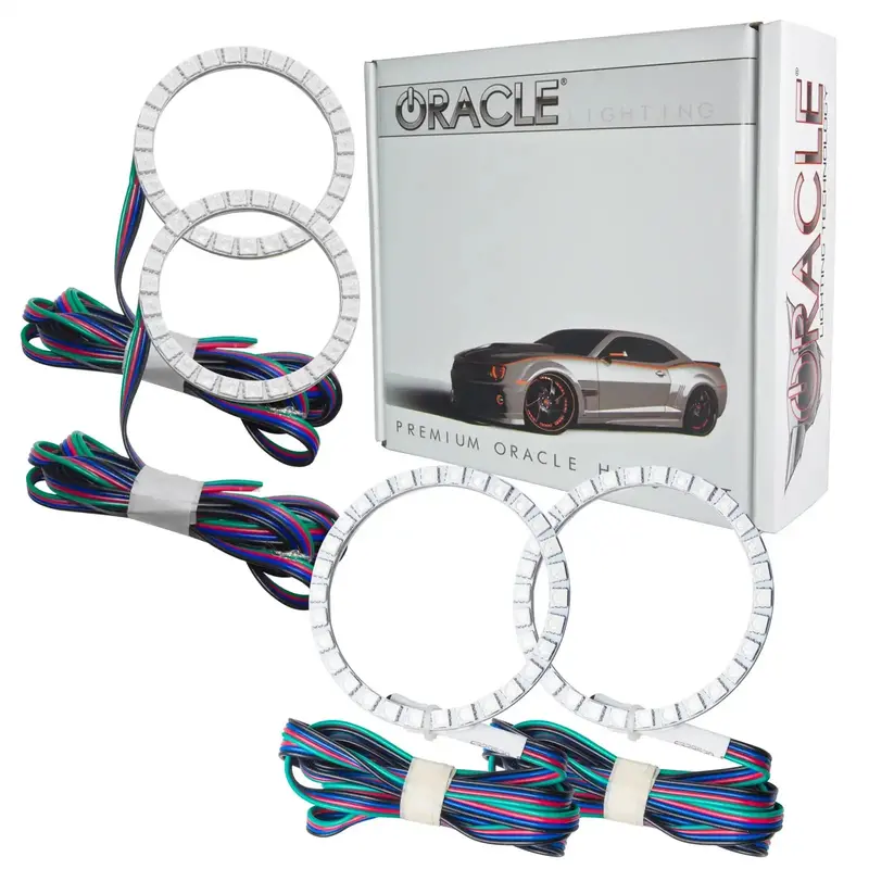 Oracle Lighting 2209-334 Colorshift Halo Ring Kit – Rgb Led Halos (Controller Not Included) 1