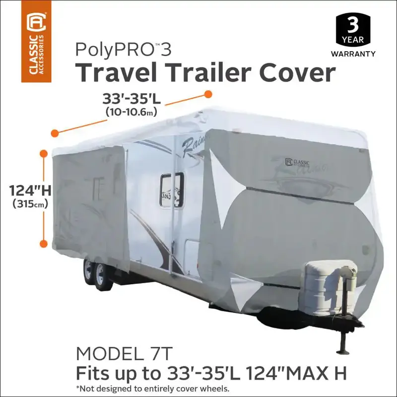 Pp3 Trailer Cover – Weather-Resistant Protection For Trailers 33 To 35 Feet Long 1