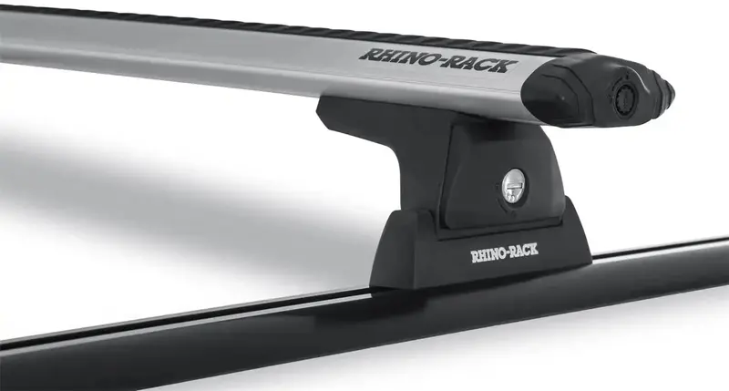 Rhino-Rack Vortex Rlt600 Trackmount Roof Rack – Silver Aluminum 2-Bar System 1