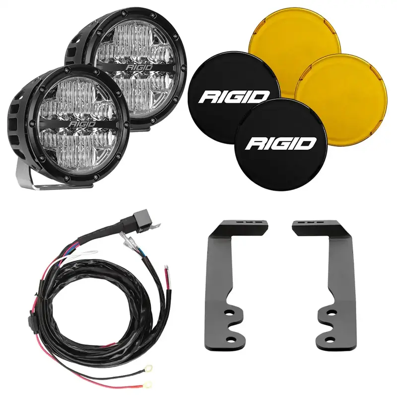 Rigid Industries 46806 A-Pillar Led Lighting Kit For 2022+ Toyota Tundra (6-Inch 360-Series) 1