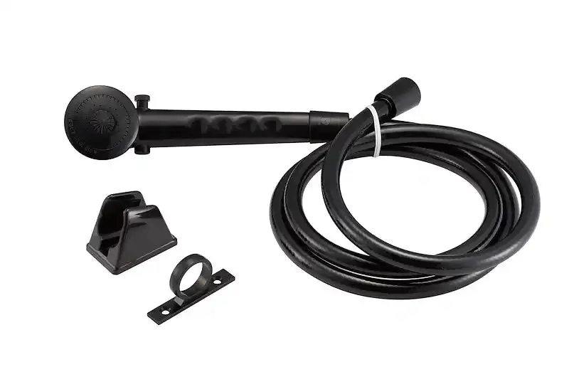 Rv Shower Head And Hose Assembly – Matte Black Finish 1