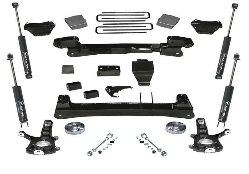Superlift 6-Inch Lift Kit With Knuckle Design And Sl Shocks – Fits 1999–2006 Chevy Silverado & Gmc Sierra 1500 4Wd 1